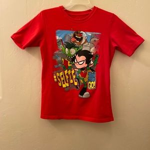 Teen Titans Go Selfie T-shirt Junior Size 14.
